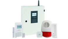 Das <strong>Hybrid-Alarmsystem DAITEM D34</strong>. Ihr Alarmsystem zum Einbruchschutz in  Kiel und Umgebung.